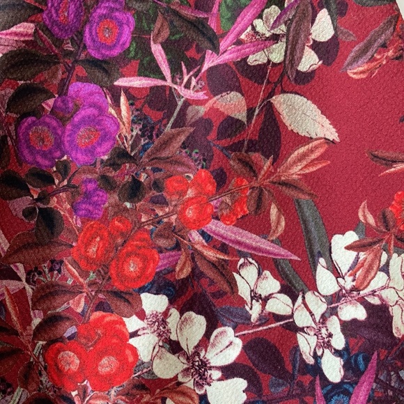 ADELYN RAE Francesca Floral Asymmetric Dress - Picture 15 of 15